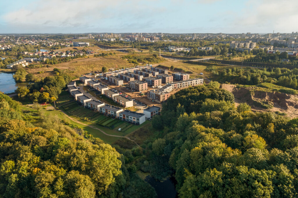 PaJustis 2 etapas (sublokuoti namai) (Mozūriškių g. 190) - Row housing - construction photos