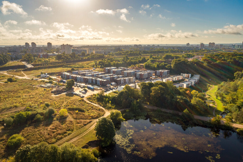 PaJustis 3 etapas (sublokuoti namai) (Mozūriškių g. 190) - Row housing - construction photos