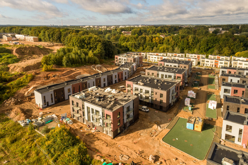 PaJustis 3 etapas (daugiabučiai) (Mozūriškių g. 190) - Multi apartment - construction photos