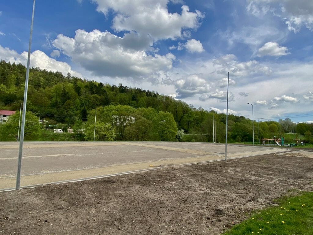 Kaukysos g. sporto aikštynas (Kaukysos g.) - Sports field or court - construction photos