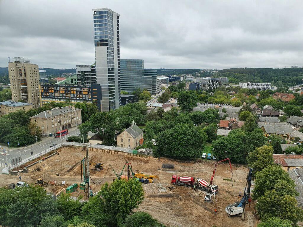 Lvivo (Lvivo g. 37) - Office center - construction photos