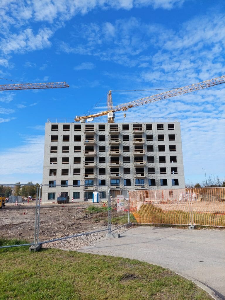 Silvas nami (Dzelzavas iela 110) - Multi apartment - construction photos