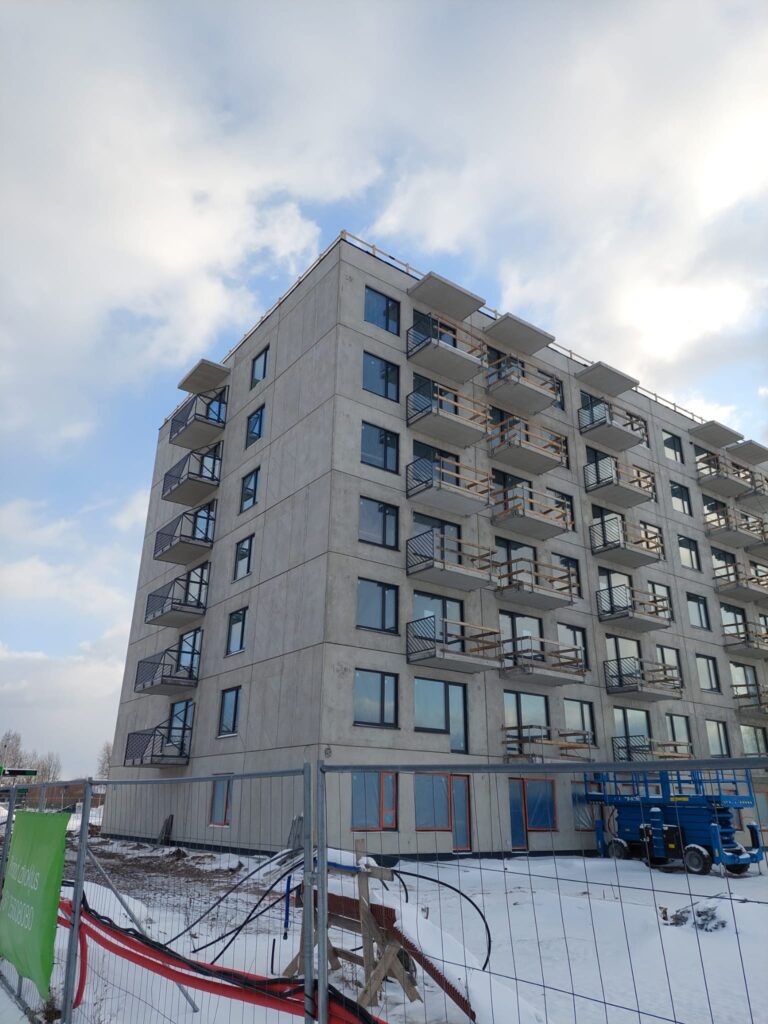 Silvas nami (Dzelzavas iela 110) - Multi apartment - construction photos