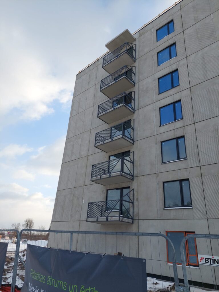 Silvas nami (Dzelzavas iela 110) - Multi apartment - construction photos