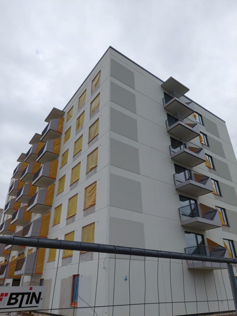 Silvas nami (Dzelzavas iela 110) - Multi apartment - construction photos