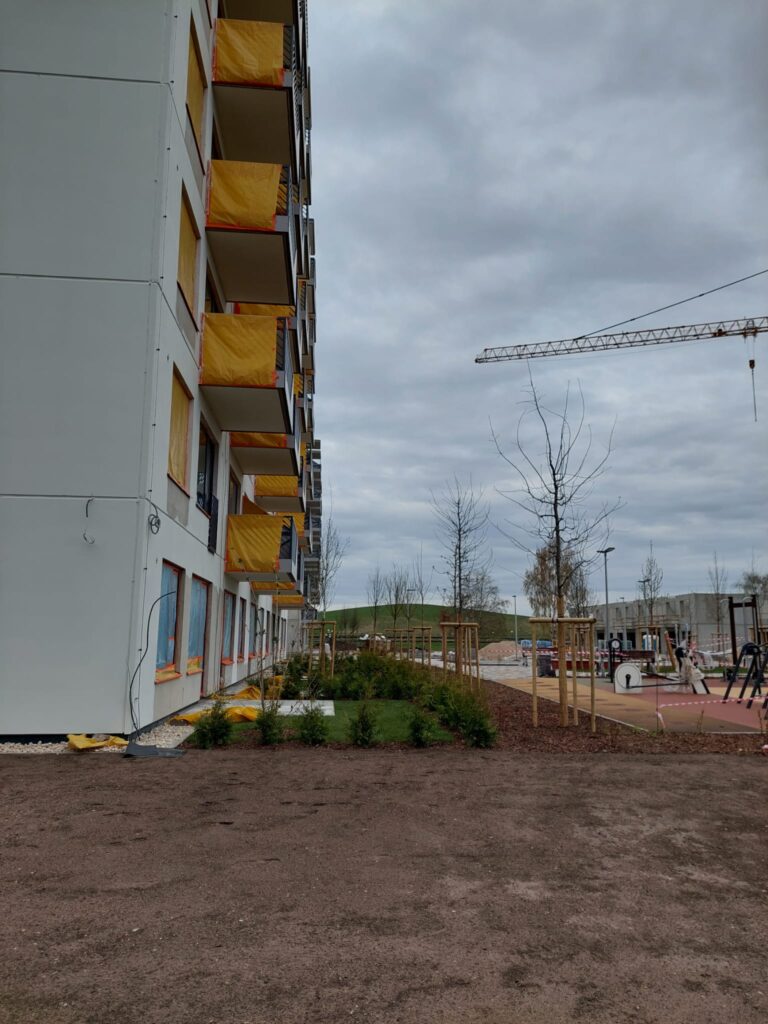Silvas nami (Dzelzavas iela 110) - Multi apartment - construction photos