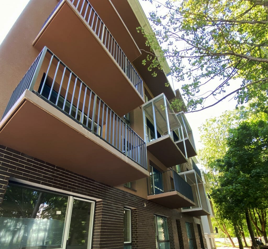 Klevų namai (Partizanų g. 34) - Multi apartment - construction photos