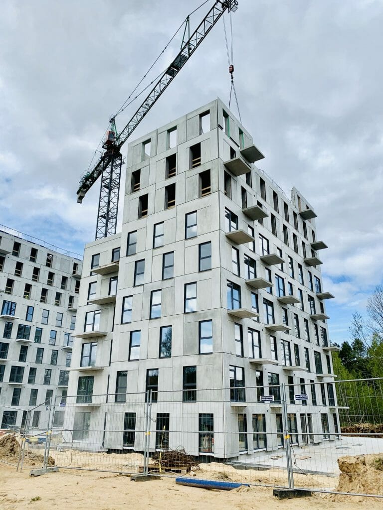 Bajorų lajos 1 etapas (Bajorų kel. 29) - Daugiabutis - statybų nuotraukos