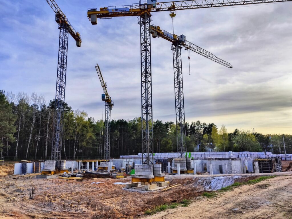 Pušų parkas (Lietaus g. 7) - Daudzdzīvokļu nams - būvdarbu attēli