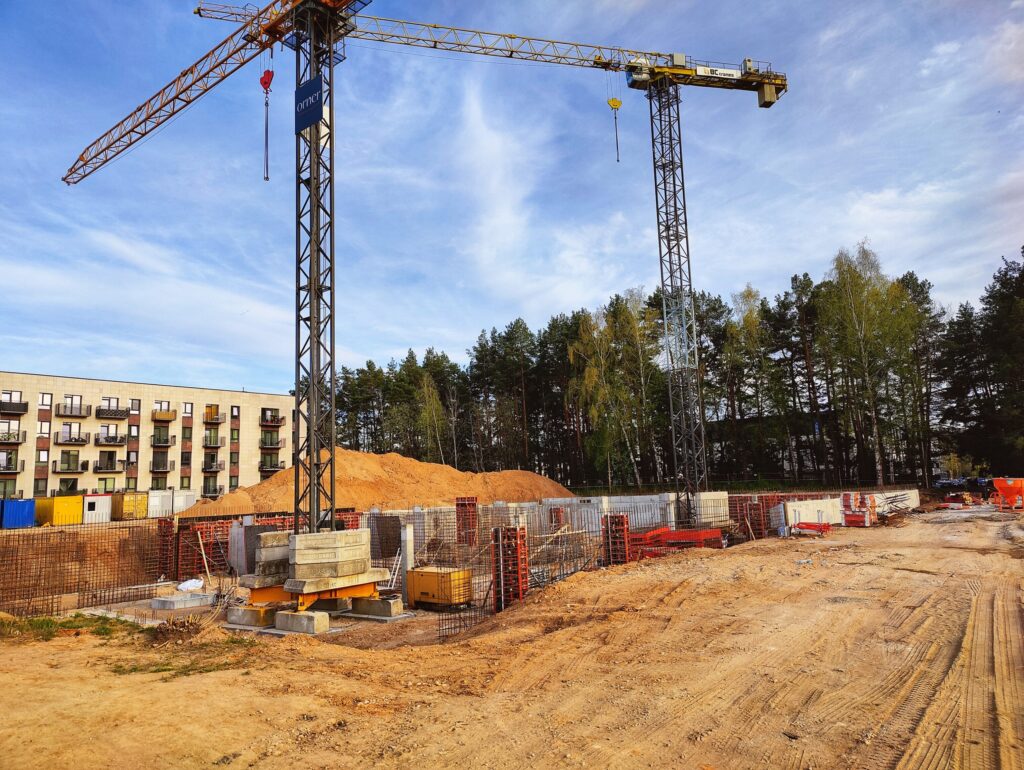 Pušų parkas (Lietaus g. 7) - Daudzdzīvokļu nams - būvdarbu attēli