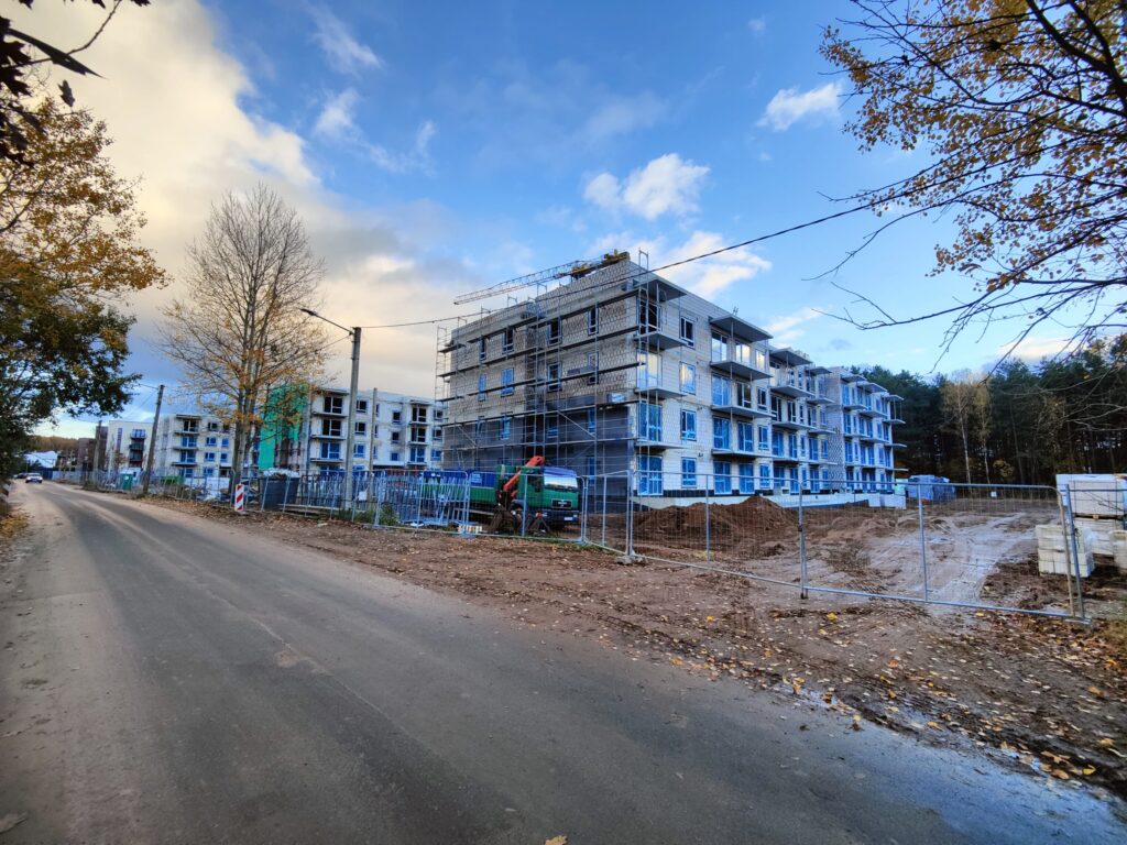 Pušų parkas (Lietaus g. 7) - Daudzdzīvokļu nams - būvdarbu attēli