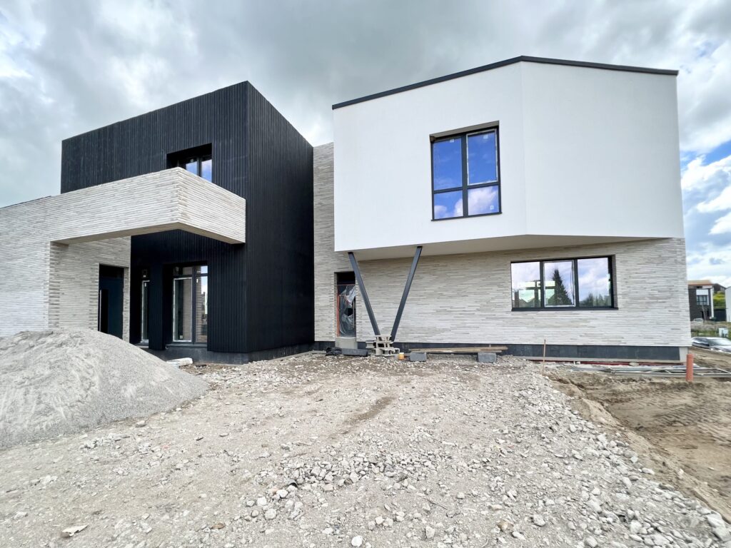 Armėnų namai (Armėnų g. 2, 14, 19 / Savičiūnų g. 3, 5, 7) - Row housing - construction photos