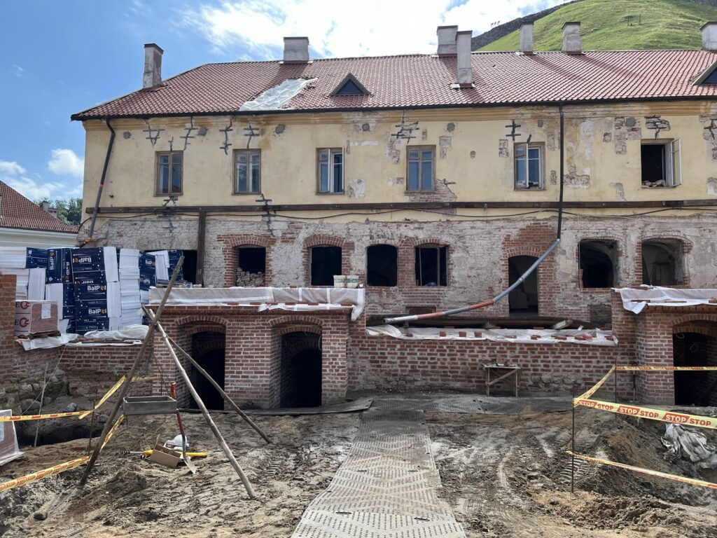 Pilininko namas (Arsenalo g. 1) - Museum - construction photos