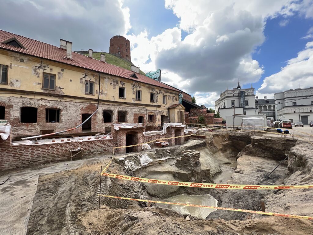 Pilininko namas (Arsenalo g. 1) - Museum - construction photos