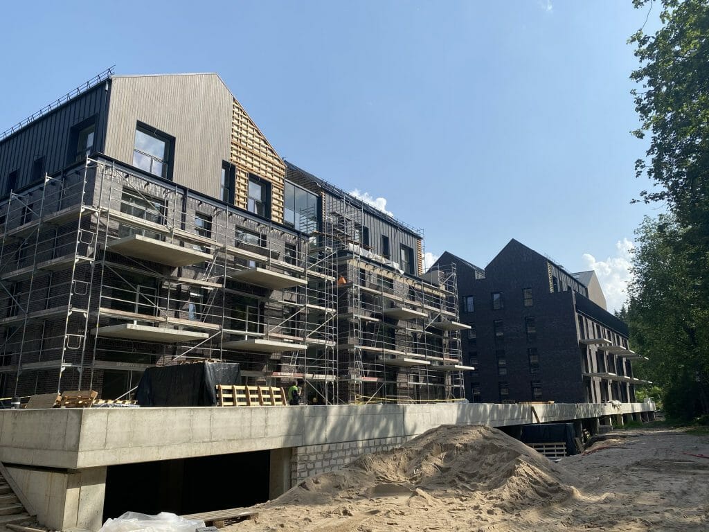 Miško ardai 1 etapas (Burbiškių g. 6) - Multi apartment - construction photos