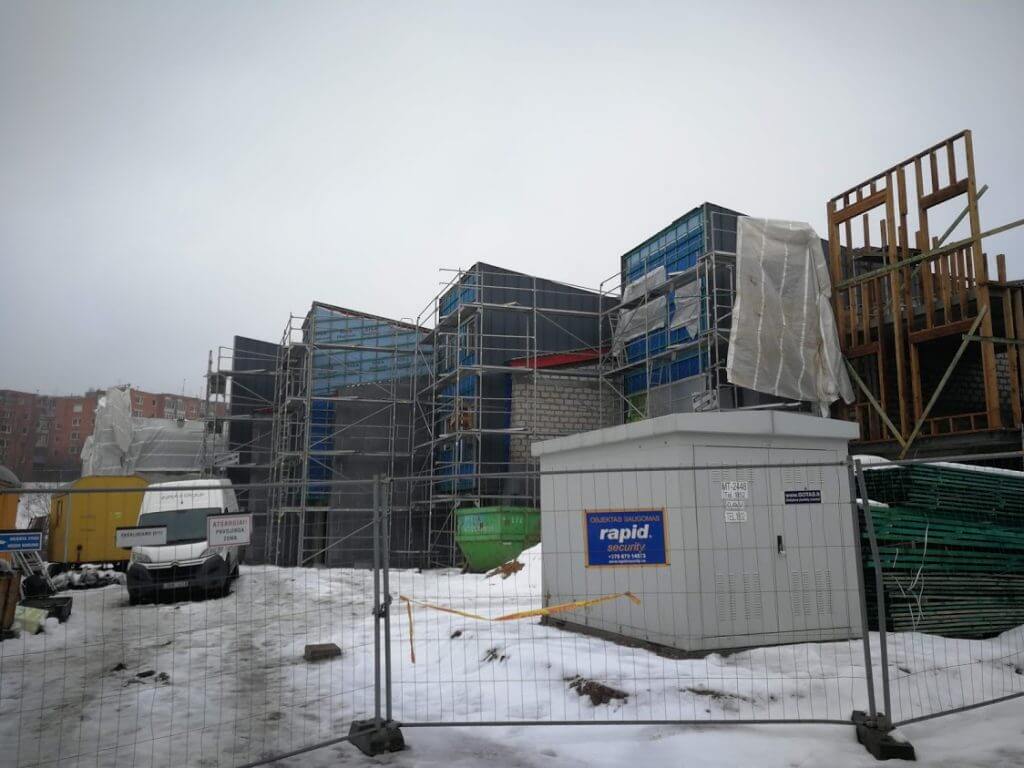 Baltupio krantas (Naujakiemio g. 21C, 23) - Row housing - construction photos