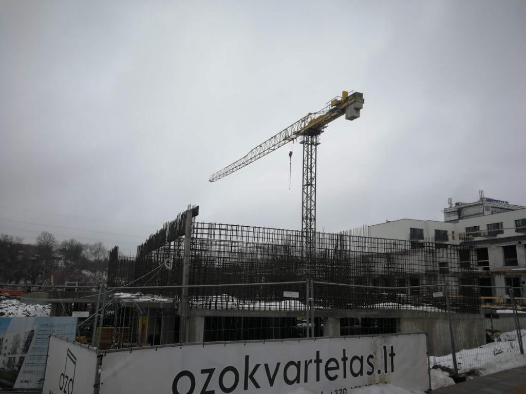 Ozo kvartetas (Jurgio Lebedžio g. 9) - Multi apartment - construction photos