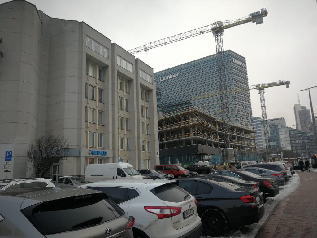 Quadrum (Konstitucijos pr. 21) - Office center - construction photos