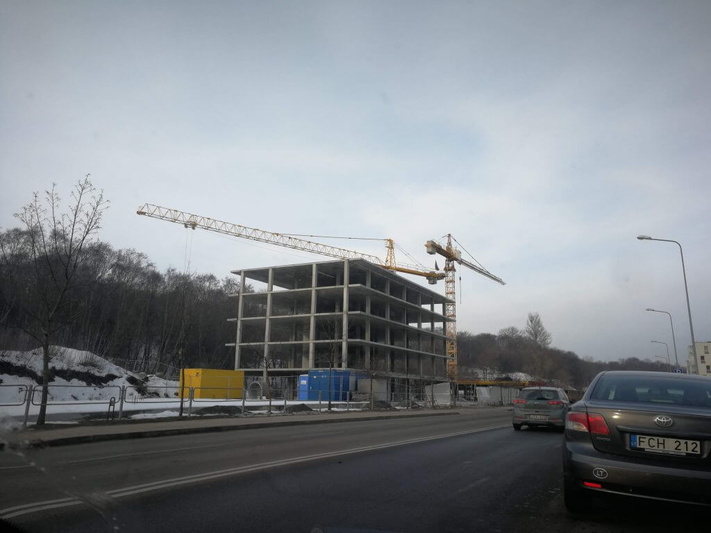 Ozo svečių namai (Jeronimo Ralio g. 6) - Viesnīca - būvdarbu attēli