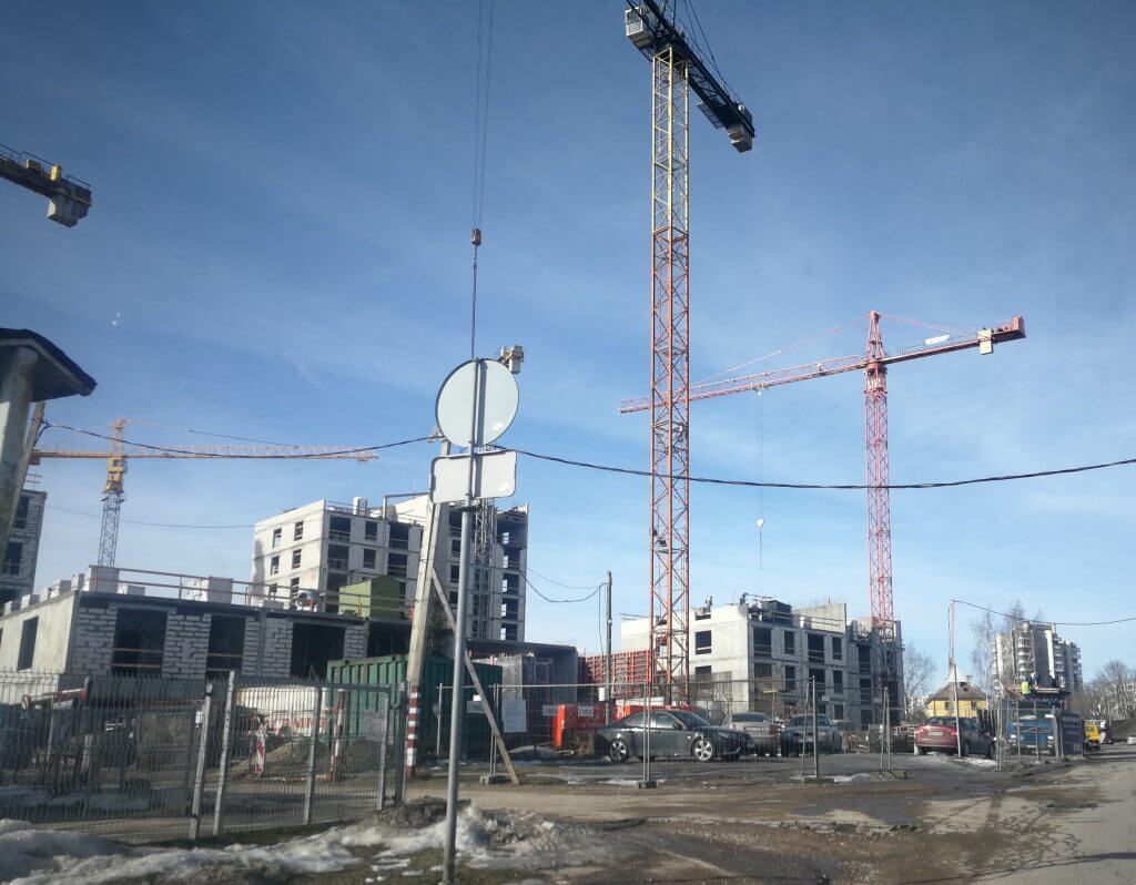Žvėryno panoramos (Siesikų g. 14) - Multi apartment - construction photos