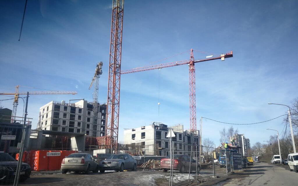 Žvėryno panoramos (Siesikų g. 14) - Multi apartment - construction photos