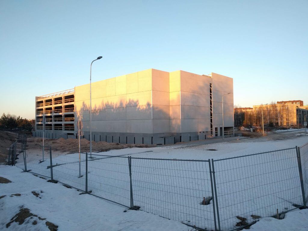 Stovėjimo aikštelė Karaliaučiaus g. (Karaliaučiaus g. 26) - Parking facility - construction photos