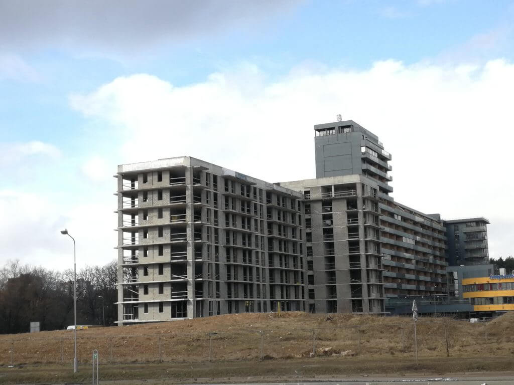 Trinapolio namai 1 etapas (Trinapolio g. 3) - Multi apartment - construction photos