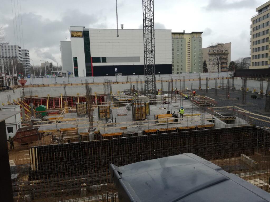 Wave (Savanorių pr. 5) - Office center - construction photos