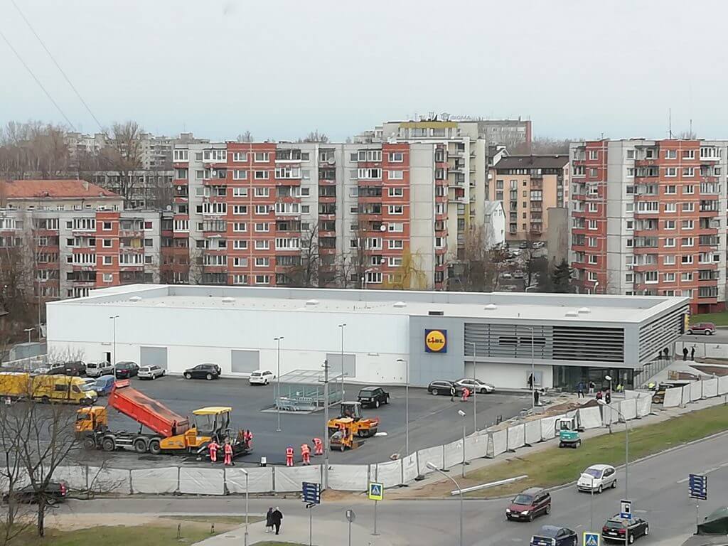 LIDL Rinktinės g. (Rinktinės g. 60) - Food store - construction photos