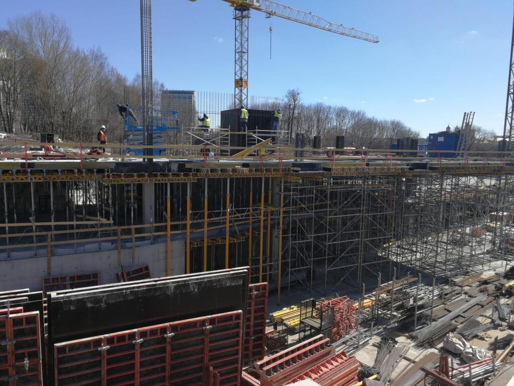 SEB administracinis (Gedimino Baravyko g. 4) - Biroju centrs - būvdarbu attēli