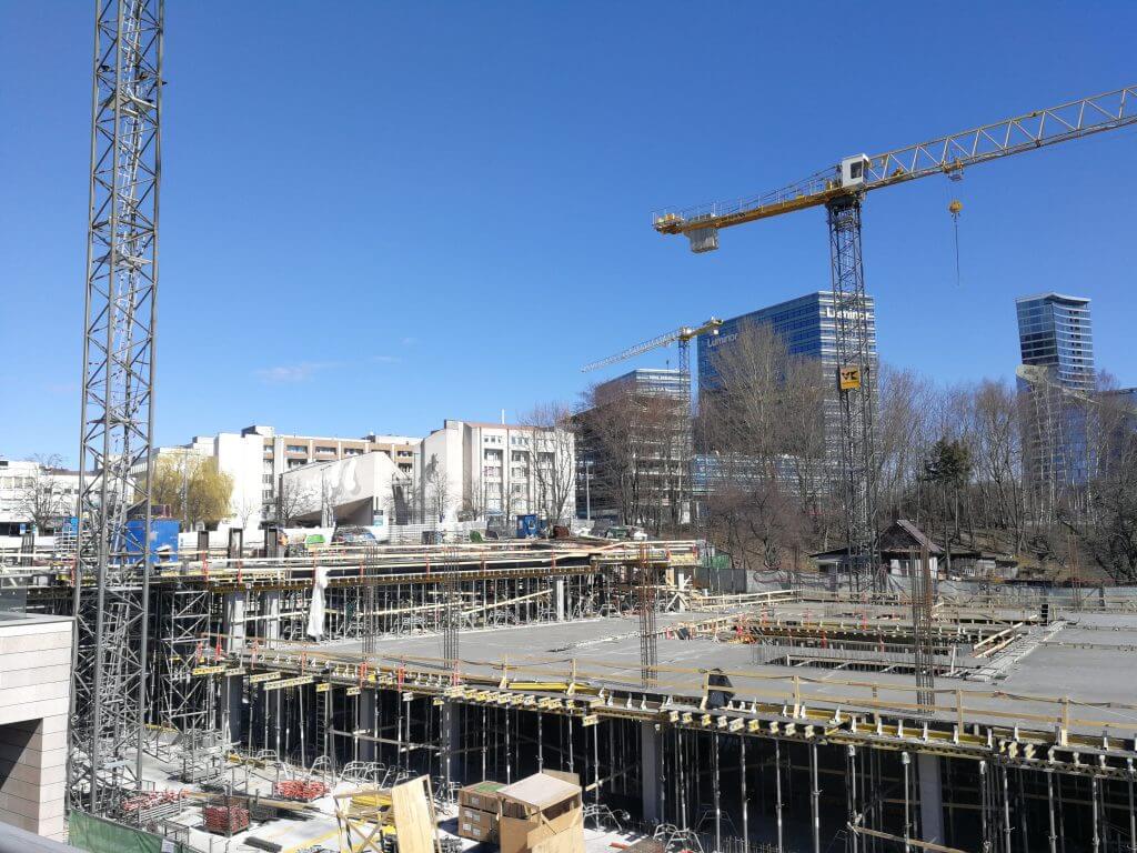 SEB administracinis (Gedimino Baravyko g. 4) - Biroju centrs - būvdarbu attēli