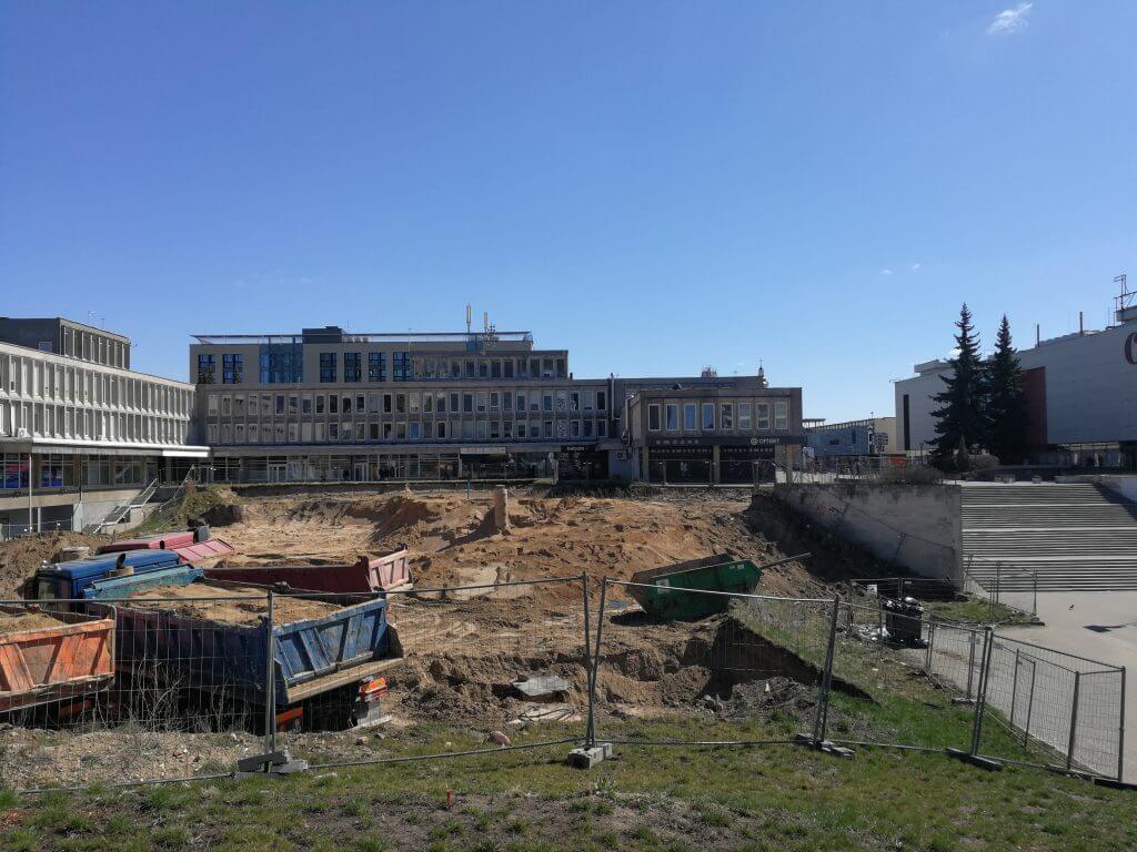 Artery (Konstitucijos pr. 18B) - Biroju centrs - būvdarbu attēli