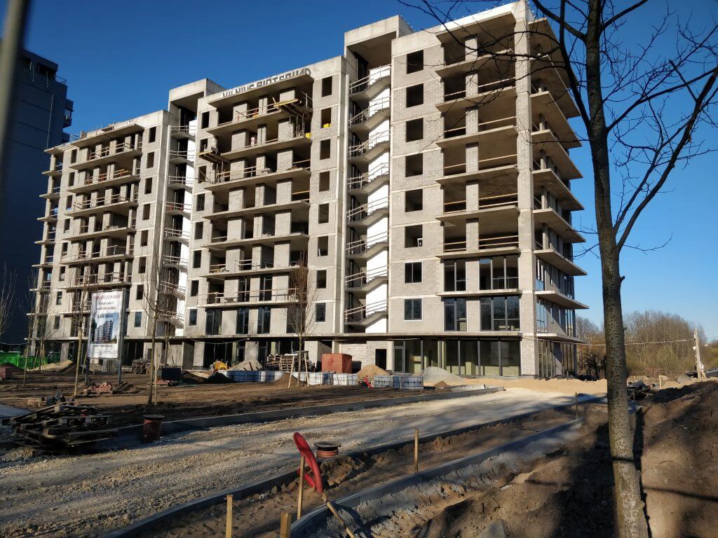 Trinapolio namai 1 etapas (Trinapolio g. 3) - Multi apartment - construction photos