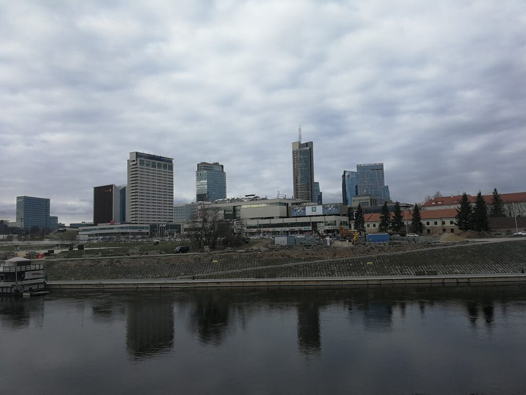 Neries dešiniosios krantinės (Upės g.) - Bike path, Sports field or court, Waterside - construction photos