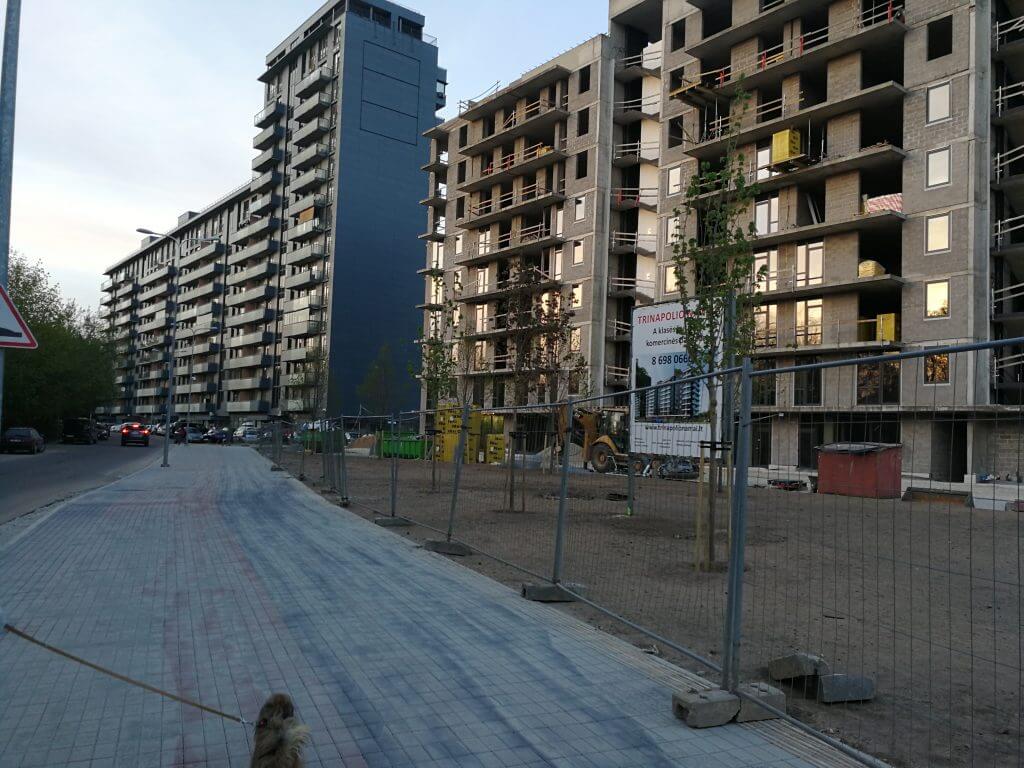 Trinapolio namai 1 etapas (Trinapolio g. 3) - Multi apartment - construction photos