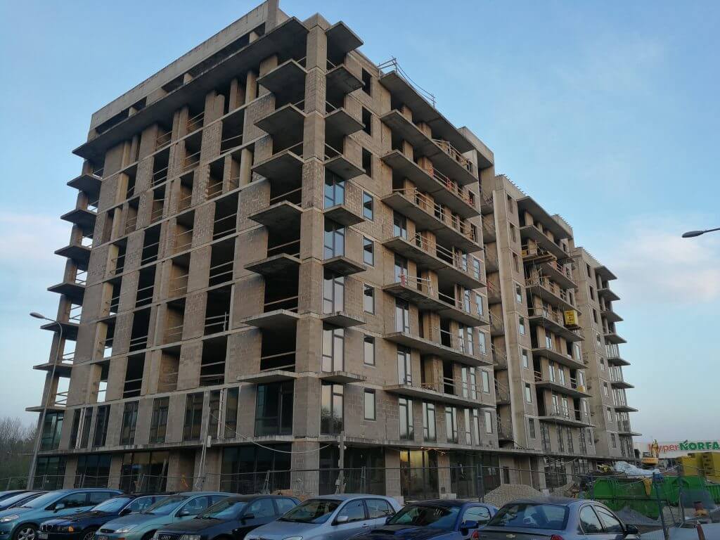 Trinapolio namai 1 etapas (Trinapolio g. 3) - Multi apartment - construction photos