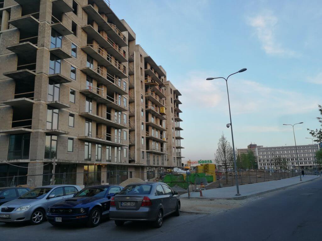 Trinapolio namai 1 etapas (Trinapolio g. 3) - Multi apartment - construction photos