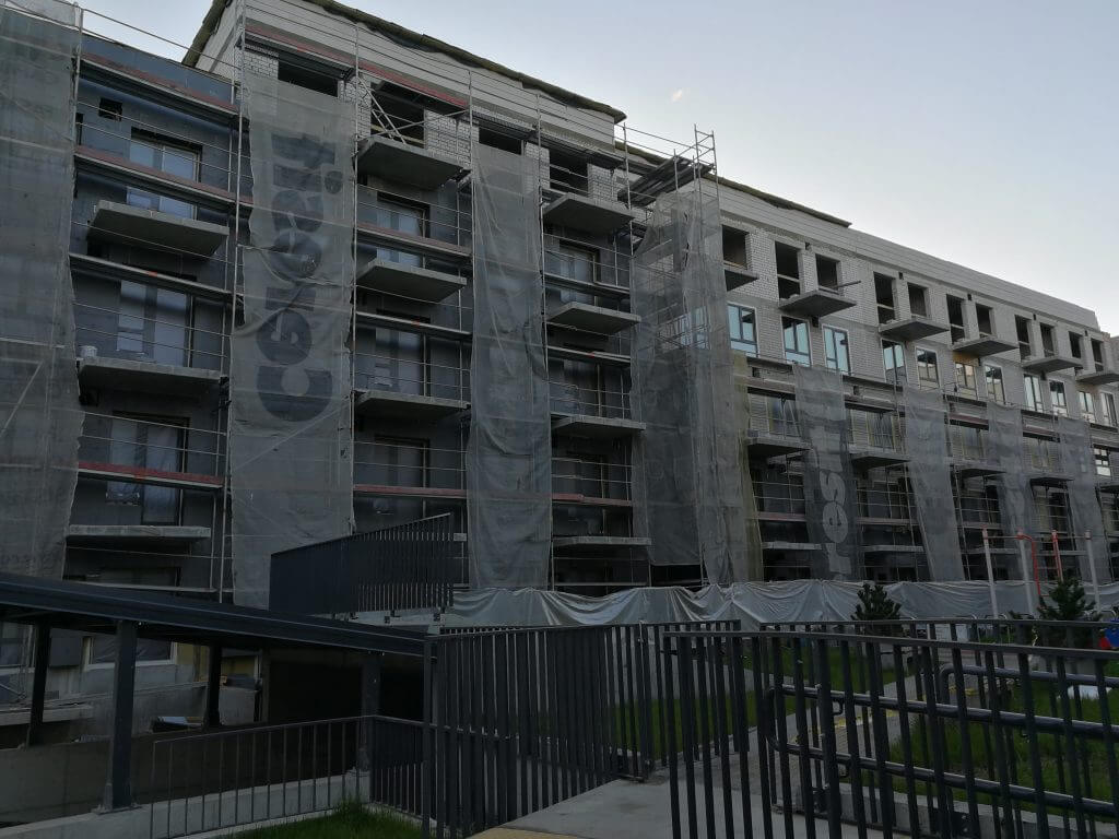Ozo kvartetas (Jurgio Lebedžio g. 9) - Multi apartment - construction photos