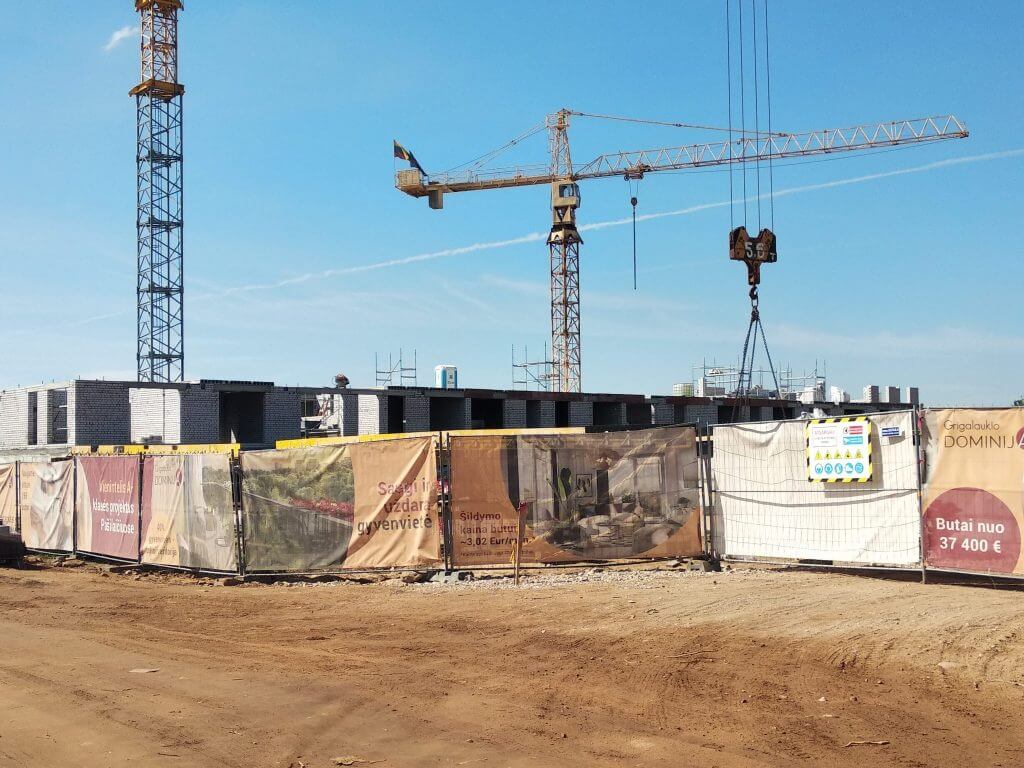 Grigalaukio dominija 3 etapas (Budiniškių g. 5) - Multi apartment - construction photos