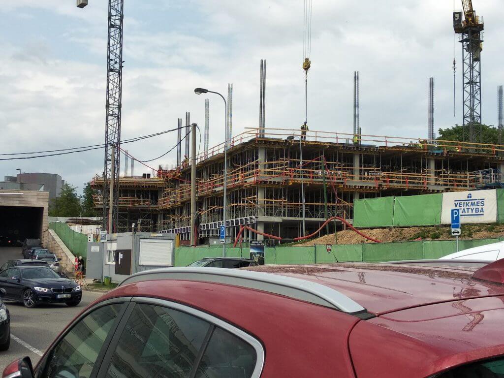 SEB administracinis (Gedimino Baravyko g. 4) - Biroju centrs - būvdarbu attēli