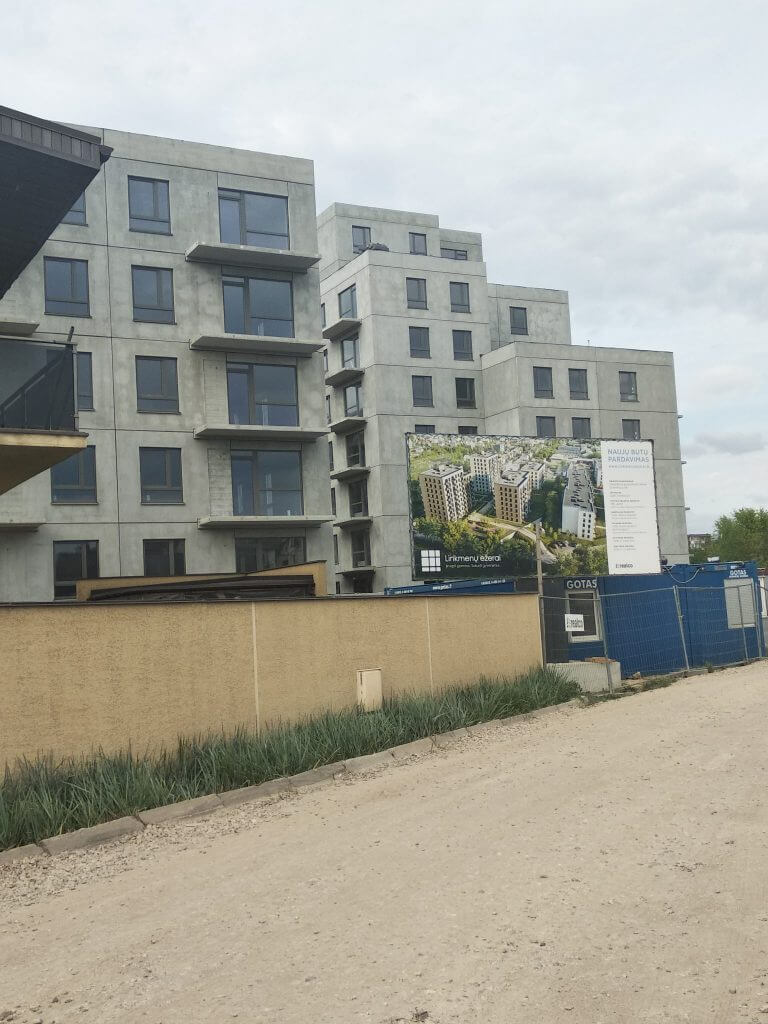 Linkmenų ežerai 3 etapas (Linkmenų g. 58) - Multi apartment - construction photos