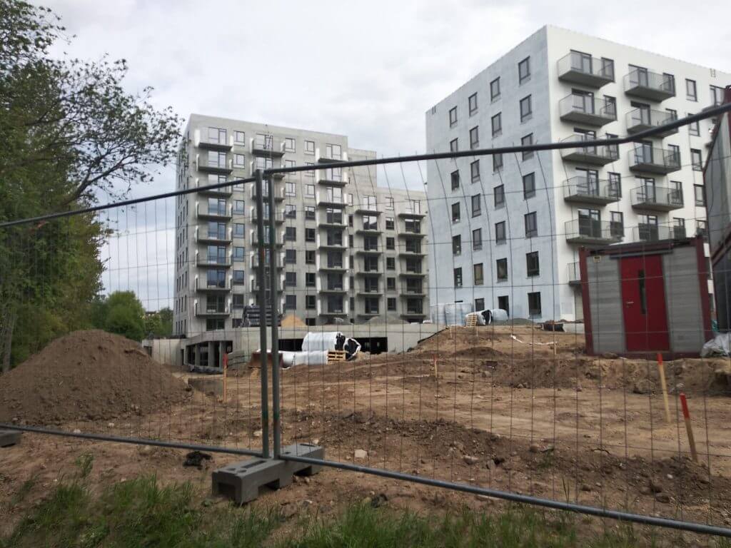 Linkmenų ežerai 3 etapas (Linkmenų g. 58) - Multi apartment - construction photos