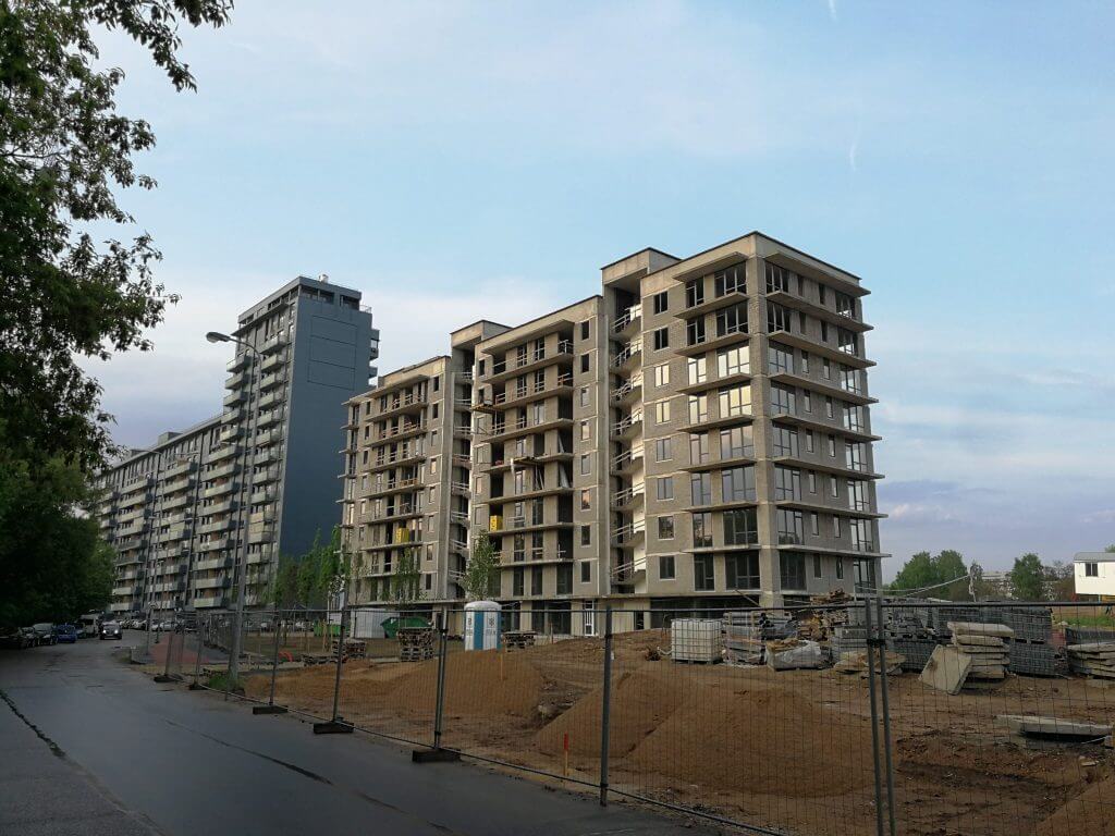 Trinapolio namai 1 etapas (Trinapolio g. 3) - Multi apartment - construction photos