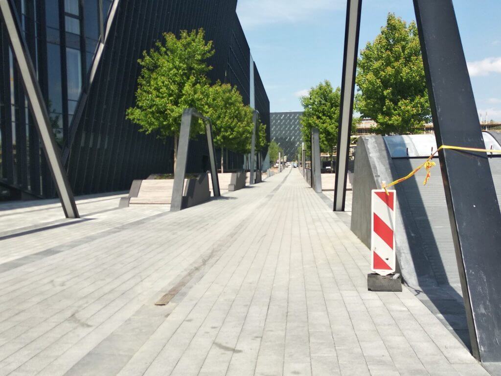 Business Stadium promenada (Rinktinės g. 3) - Square - construction photos