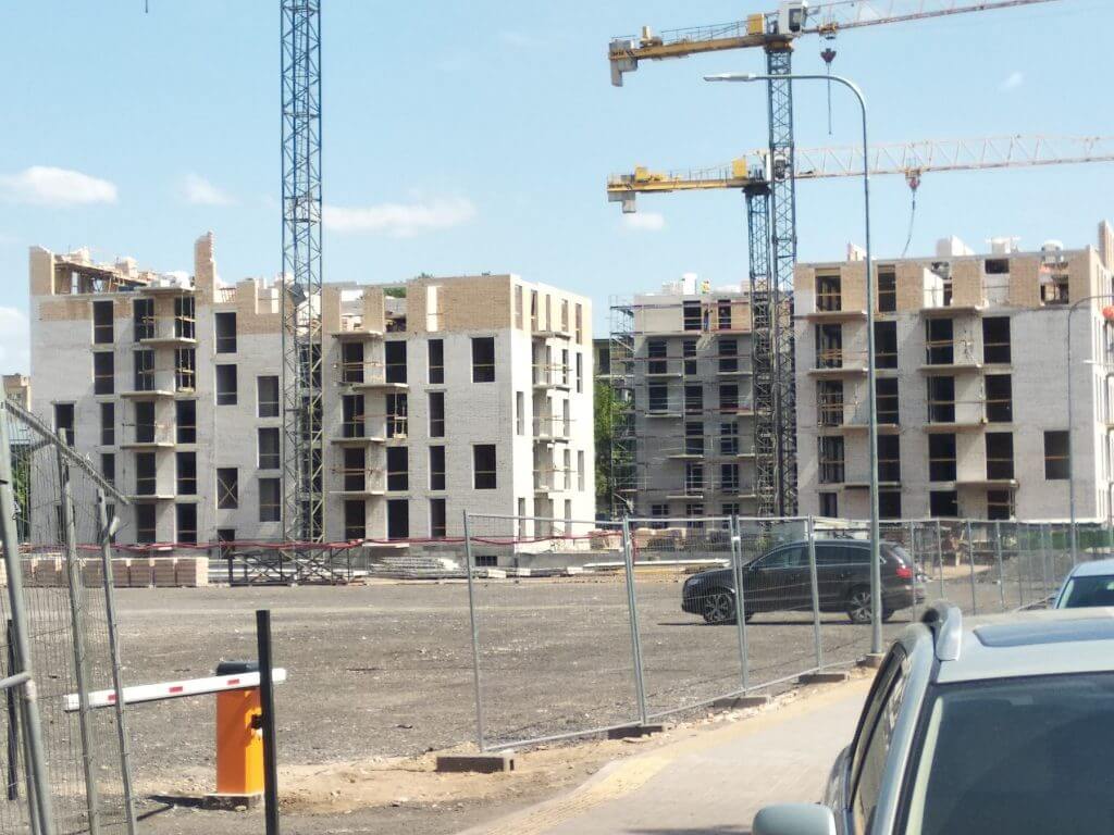 Centro rezidencija 2 etapas (Rinktinės g. 3) - Multi apartment - construction photos