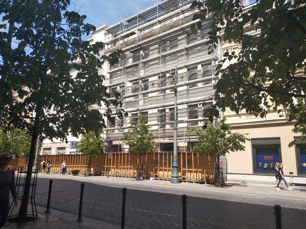 Gedimino 22 (Gedimino pr. 22) - Multi apartment - construction photos