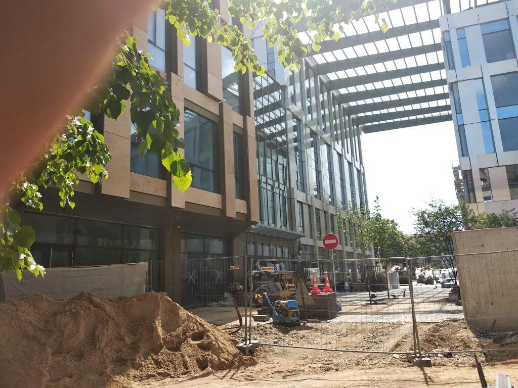 Live Square (Dainavos g. 3) - Biroju centrs - būvdarbu attēli