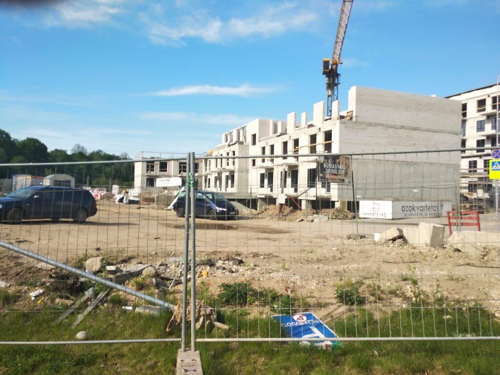 Ozo kvartetas (Jurgio Lebedžio g. 9) - Multi apartment - construction photos