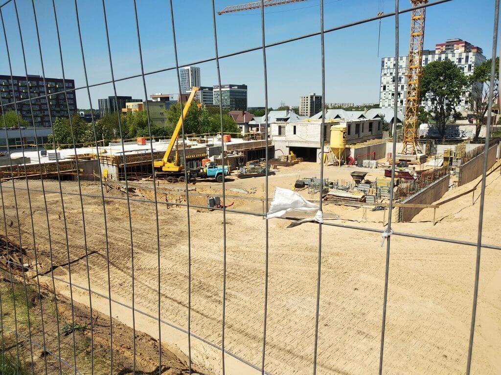 Kavoliuko 14 (A. P. Kavoliuko g. 14) - Multi apartment - construction photos