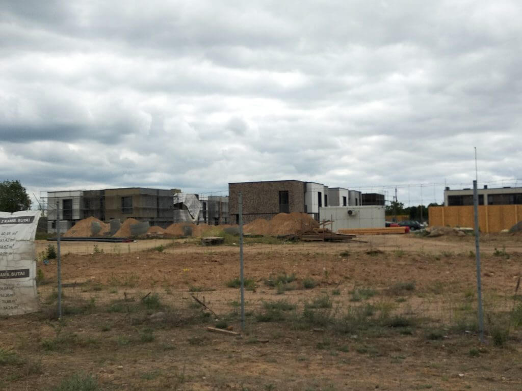 "Architekto" (Bitėnų g. 3F) - Row housing - construction photos